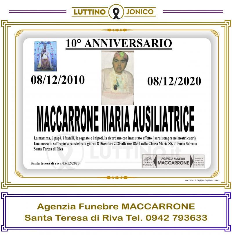 Maria Ausiliatrice  Maccarrone 